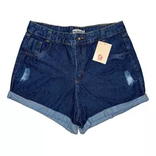 Shorts Jeans Plus Size Feminino Hot Pants 46 Ao 54 Tendência