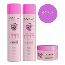 Kit Absolut Liss! Coala Beauty Shampoo Condicionador Máscar