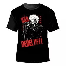 Camiseta Camisa Billy Idol Tour 2022 Brasil Rebel Yell 