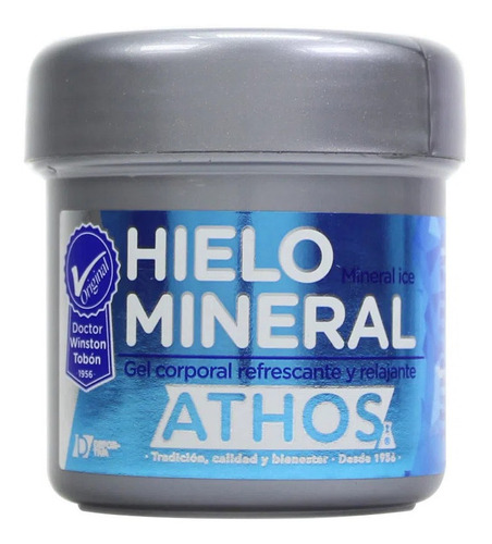 Hielo 100gr Mineral Gel Aceite Athos Mas - g a $184