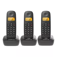 Kit Telefone Sem Fio Com 2 Ramais Ts 2513 Intelbras