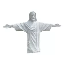 Estátua Cristo Redentor Em Fibra De Vidro 187cm Linda Peça