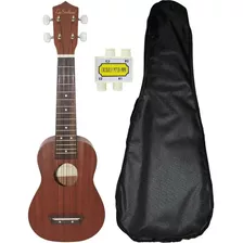 La Sevillana Svuke200 Ukulele Ukelele Soprano Funda Afinador Color Natural