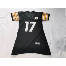 Jersey Blusa Larga Nfl Pittsburgh Steelers Mediana Dama