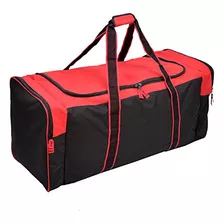 36 Pulgadas 3-bolsillo Equipo De Hockey Bolsa De Lona (rojo)