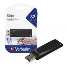 Flash Memory Pendrive 32gb Verbatim Sellado En Blister