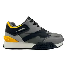 Tenis Lotto Casual Caballero Ligero Sorrento Oxford Amarillo