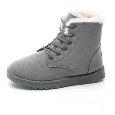 Botas De Neve Para Mulheres, Novas Botas De Cano Alto Quente