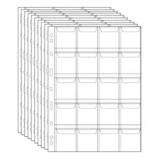 Folios Para Numismatica Acid Free 28x21cm 10 Paginas 20 Bols