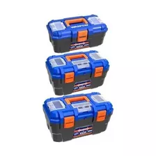 Set X 3 Cajas De Herramienta Plasticas Wadfow Wtb2103