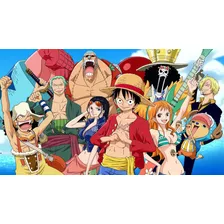 Painel Em Lona Festa One Piece 1,00x0,60m