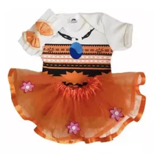 Body Bebê Mesversário Feminino Saia Tule + Laço Temático 