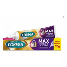 Fixador De Dentadura Ultra Corega Max Fixação+bloqueio 70g