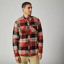 Camisa Lifestyle Grainz Utility Rojo Fox