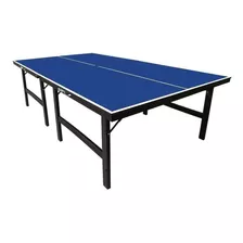 Mesa De Ping Pong Klopf 1001 Fabricada Em Mdp Cor Azul