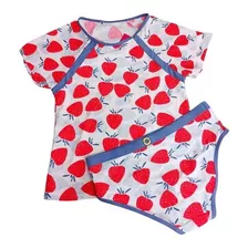 Vestido De Baño Dos Piezas Camisa Para Niña Kids Estampado