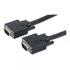 Cable Para Monitor Svga Manhattan 337342, Hd15, 30m, Negro