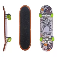 Mini Skate Fingerboard Extreme Patineta Con Lija Completa