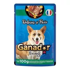 Ganador Recetas Delicias De Pavo Sobres De 100 G (22 Pzas)