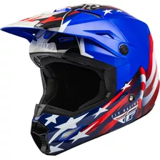 Fly Racing Kinetic Patriot Casco (talla L)