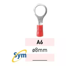 Terminal Preaislado, Ojal A6 X100un Termiplast Lct | Symnet