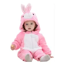 Pijama Disfraz De Conejo Kigurumi Para Bebe