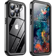 Funda Temdan Para iPhone 14 Pro Impermeable Negra