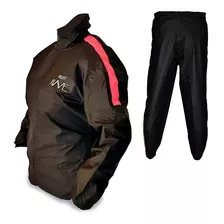 Capa Roupa De Chuva Motoqueiro Feminina Nylon Nave