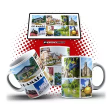 Caneca Cidade De Gramado Rs Lembrança Pontos Turísticos Rs