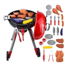 Juego Parrilla Bbq Asado Barbacoa Juguete Cocina Con Sonido