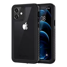 Funda Para iPhone 12, Negro/resistente/impermeable