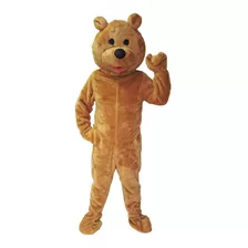 Fantasia Mascote Urso Animação Boneco De Vestir