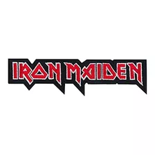 Parche Del Logo De Iron Maiden, Rojo, Negro