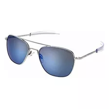  De Sol - Randolph Usa | Matte Chrome Classic Aviator