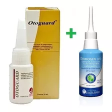 Kit 1 Otoguard 20ml + 1 Dermogen Oto 100ml Solução Auricular