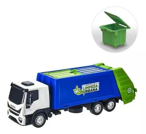Carrinho Caminhão Iveco Coletor De Lixo - Usual 