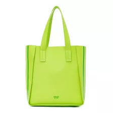 Bolsa Colcci Shopping Bag Sport Verde Iguana Acambamento Dos Ferragens Níquel Desenho Do Tecido Liso