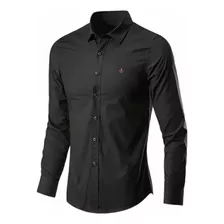 5 Camisa Social Dudalina Blusão Slim Elastano Liso