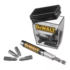 Kit Para Parafusar Com Guia Magnética 16 Peças Dewalt Dw2053