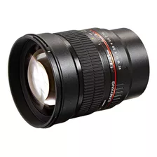 Lente Samyang Sy85m-mft 85mm F1.4 Para Olympus Y Panasonic