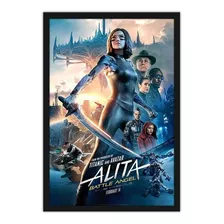 Quadro 44x64cm Alita - Battle Angel - Anjo De Combate - 44