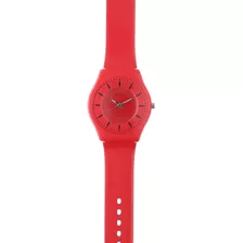 Reloj De Mujer Extra Liviano Color Rojo Marca Status S23g
