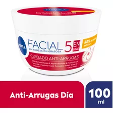 Crema Facial Nivea Antiarrugas Cuidado 5 En 1 - 100ml