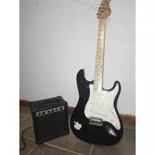  Guitarra Skp Challenger Iii Y Amplificador Skp 10w