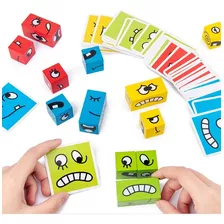 Juego Cubo Rubik Puzzle Face Changing Cambio Emociones Emoji