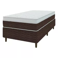 Cama Box Solteiro Molas Ensacadas Individualmente Euro 88x188 Karina Umaflex