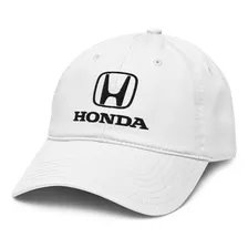Gorra Béisbol Ajustable Con Logo Honda Black H, Blanco,