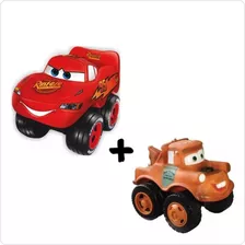 Kit Com 2 Fofomóvel Relâmpago Mcqueen + Tow Mater Líder