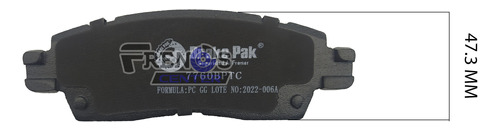 Pastilla Freno Tra Brake Pak Para Buick Enclave Foto 8