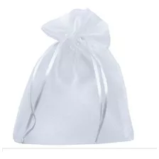 Saquinho De Organza Branco - 10x15 - 20 Unidades